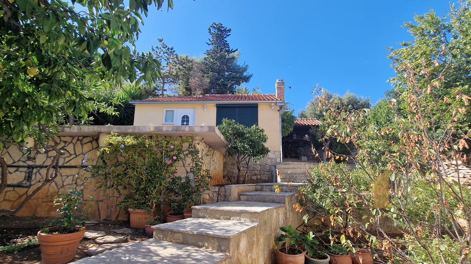 Beautiful  Mediterranean villa with a sea view in Splitska on the island of Brač!