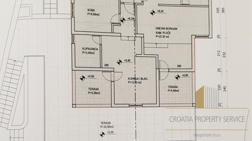 Attraktives Apartmenthaus in zweiter Reihe zum Meer in Bobovišće auf der Insel Brač!
