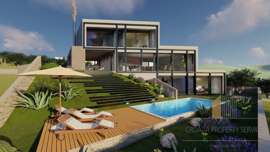 Luxury designer villa with sea view in Vinišće!