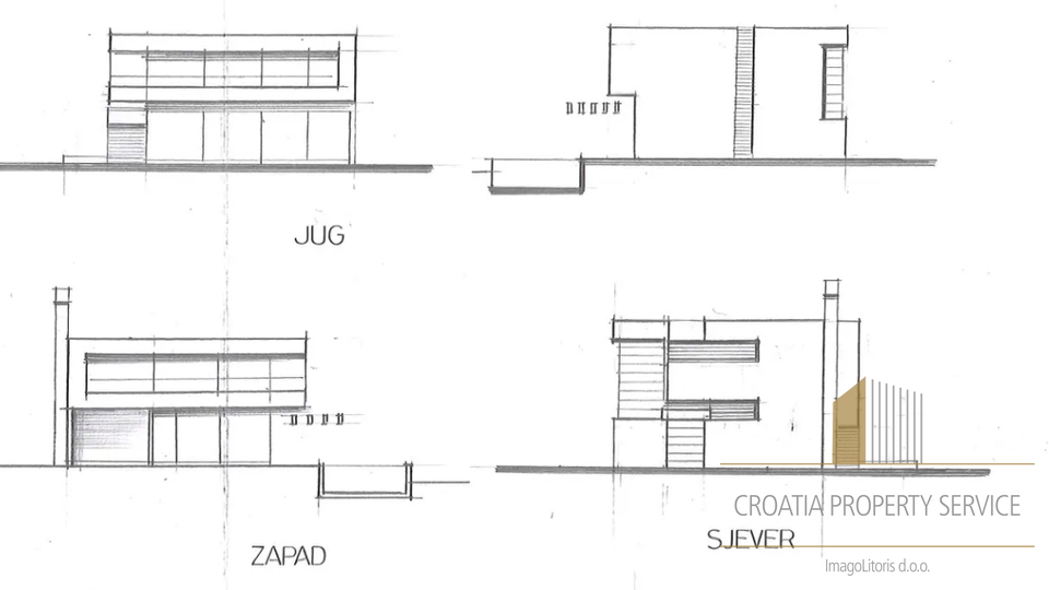 Building plot with sea view - Šibenik, Grebaštica!