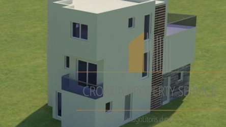 Elegant semi-detached house of 200m2 under construction - Vodice!