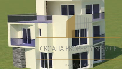 Elegant semi-detached house of 200m2 under construction - Vodice!