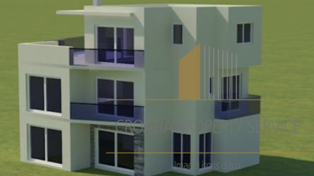 Elegant semi-detached house of 200m2 under construction - Vodice!