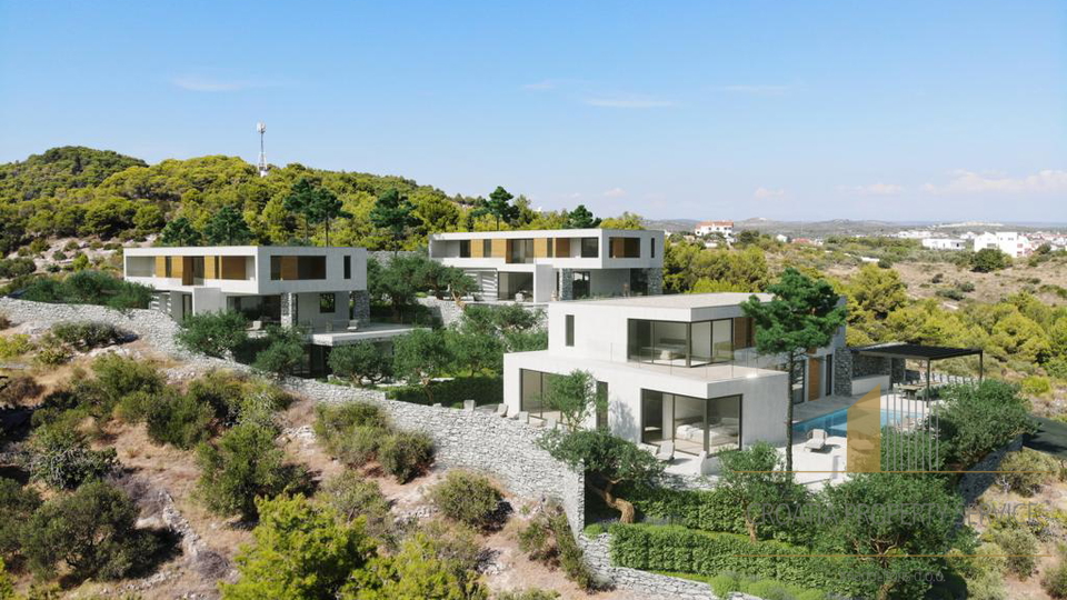 Modern luxury villa with sea view in Vodice!