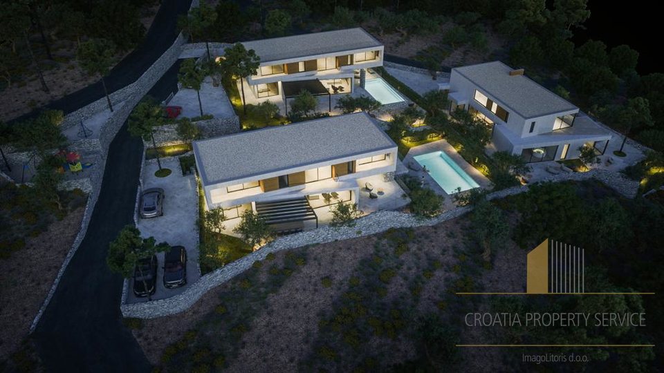 Modern luxury villa with sea view in Vodice!