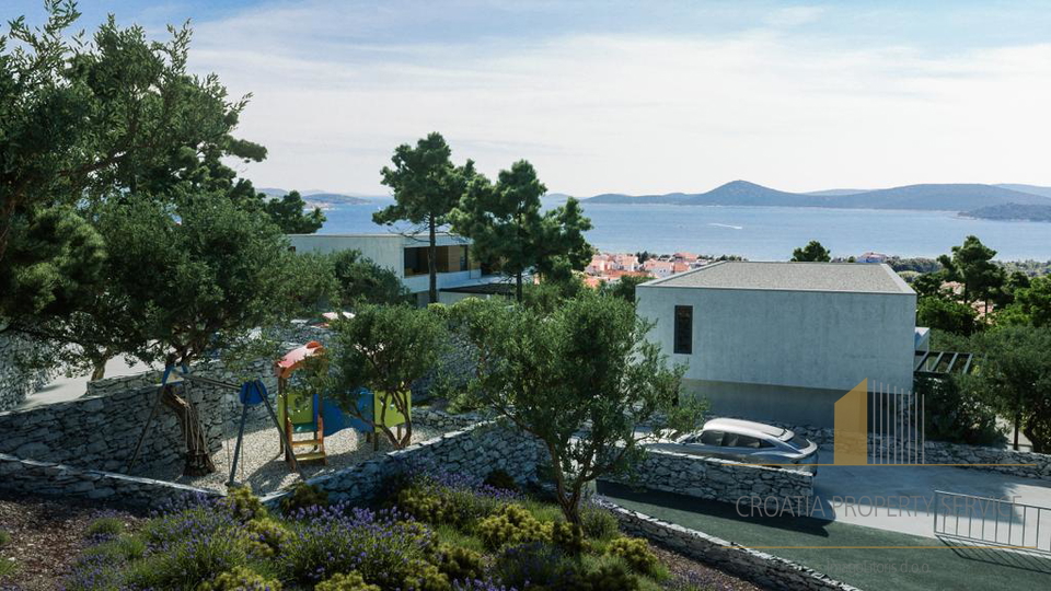 Modern luxury villa with sea view in Vodice!