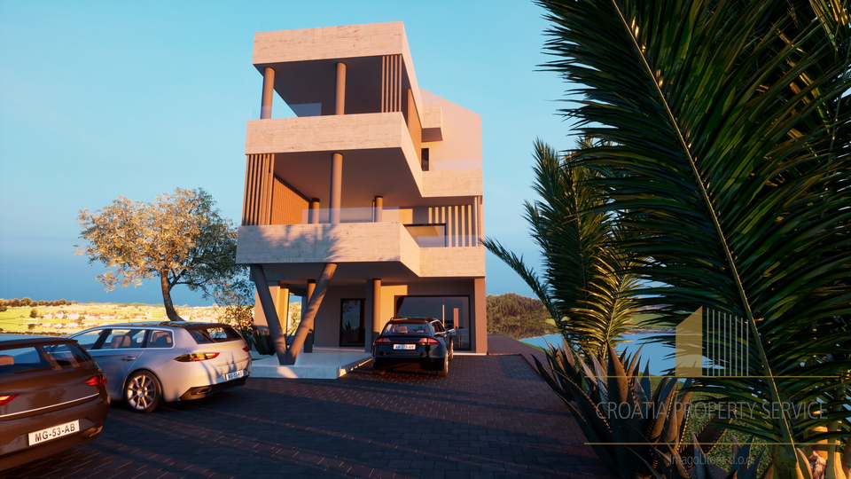 Luxus-Penthouse in einem Neubau, erste Reihe am Meer - Vodice!