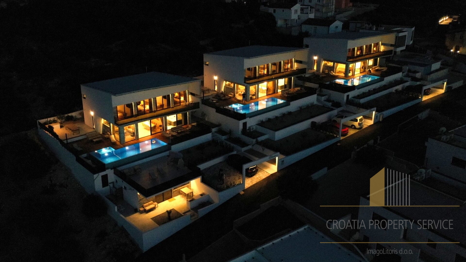 Luxury villa with sea view near Rogoznica!