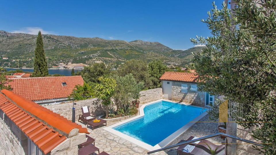 A charming stone villa with a swimming pool near Dubrovnik!