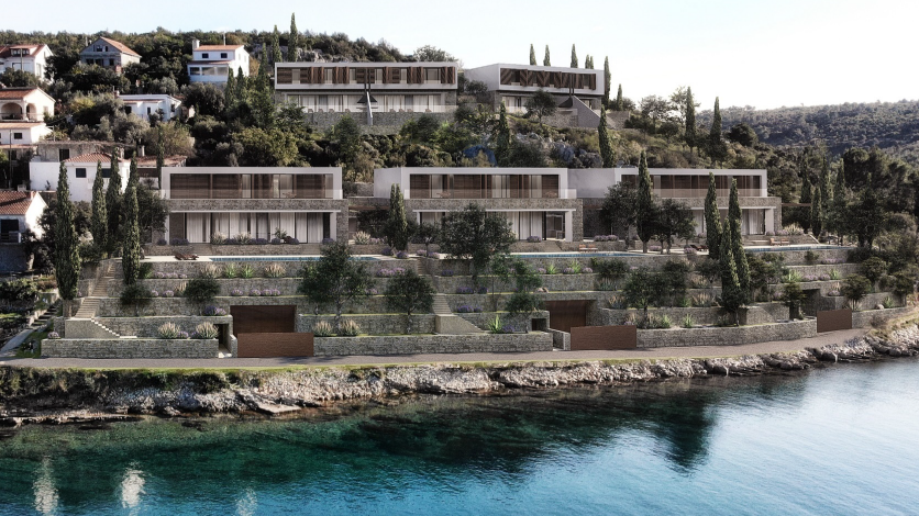 A complex of 7 luxury villas in an exclusive location&comma; first row by the sea - the island of &Scaron;olta&excl;