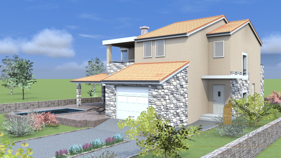 Villa with pool in an attractive location in Vodice!