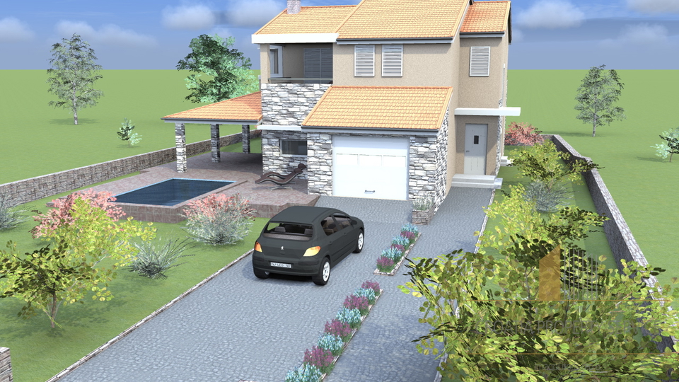 Villa with pool in an attractive location in Vodice!