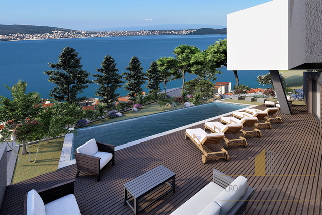 Luxury villa Seaview in an exclusive location with a sea view near Trogir!