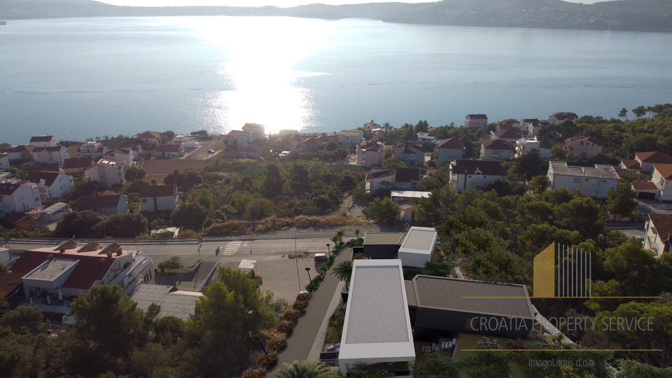 Luxury semi-detached villa with sea view in a prestigious location near Trogir!