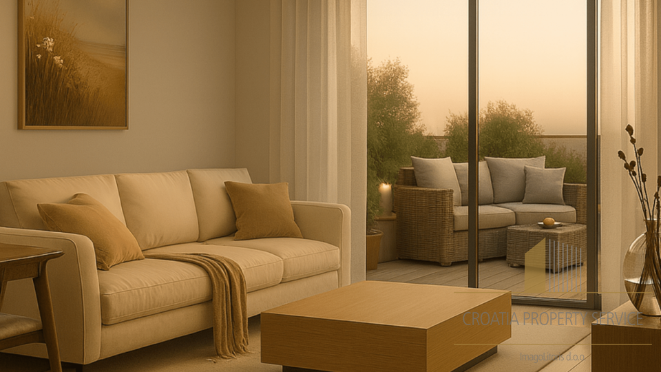 Penthouse z odprtim panoramskim pogledom na morje v Kaštel Stari!