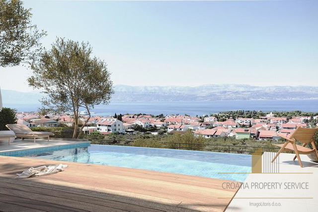 Luxury stone villas with sea view on the island of Brač!