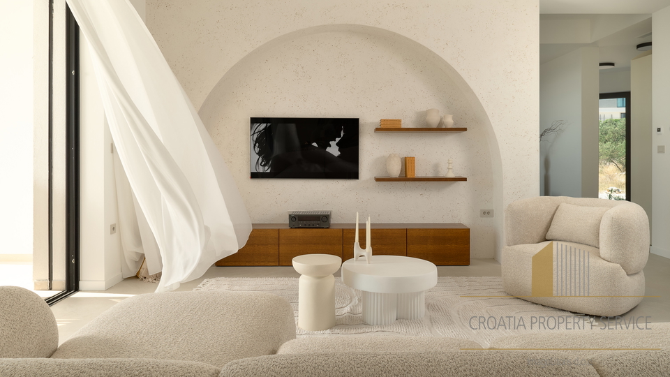 Exklusive moderne Villa mit Panoramablick auf das Meer – Primošten!