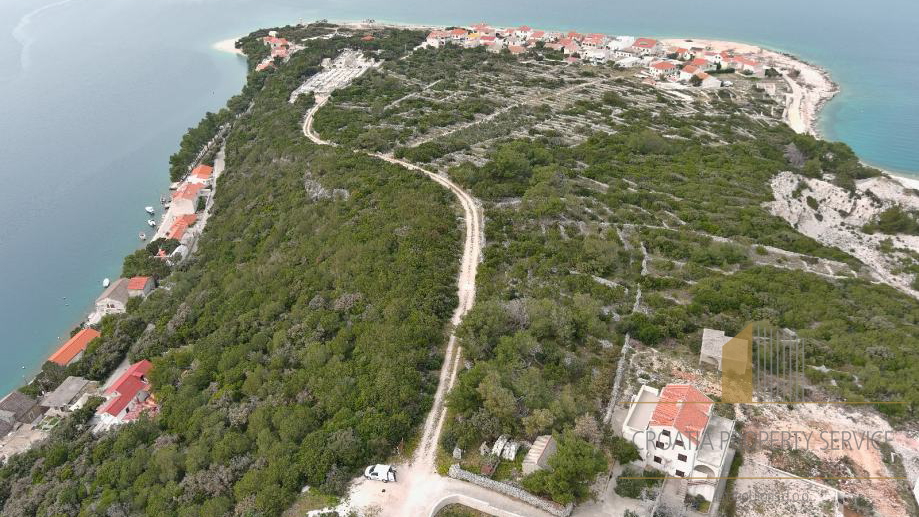 Baugrundstück mit Meerblick auf der Insel Brač!