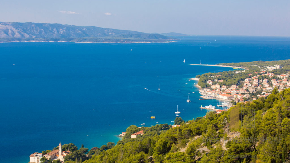 Bellissima casa con vista panoramica sul mare sull'isola di Brač!