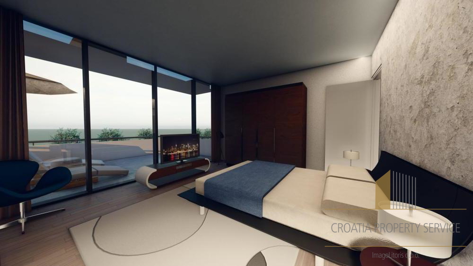 Moderne Villa mit Pool 90 m vom Meer entfernt in der Nähe von Zadar!