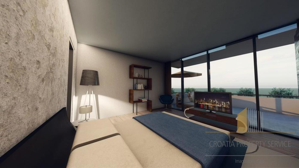 Moderne Villa mit Pool 90 m vom Meer entfernt in der Nähe von Zadar!