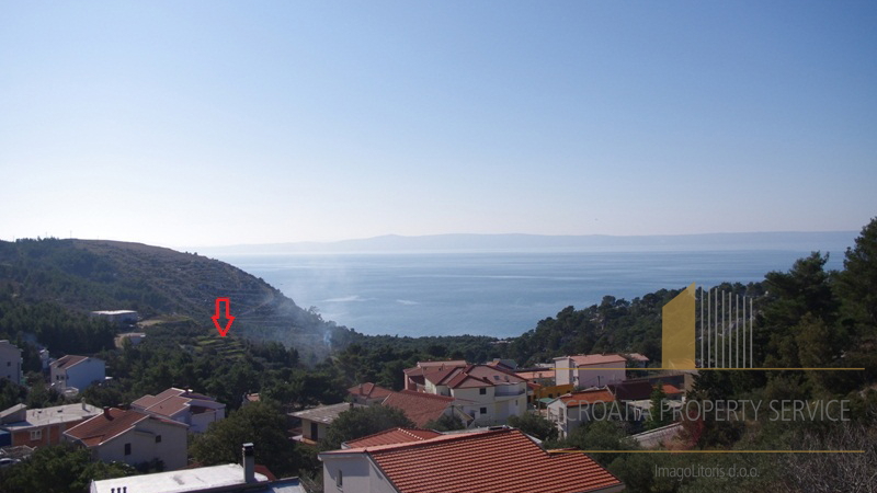 Building land with an open sea view - Krvavica!