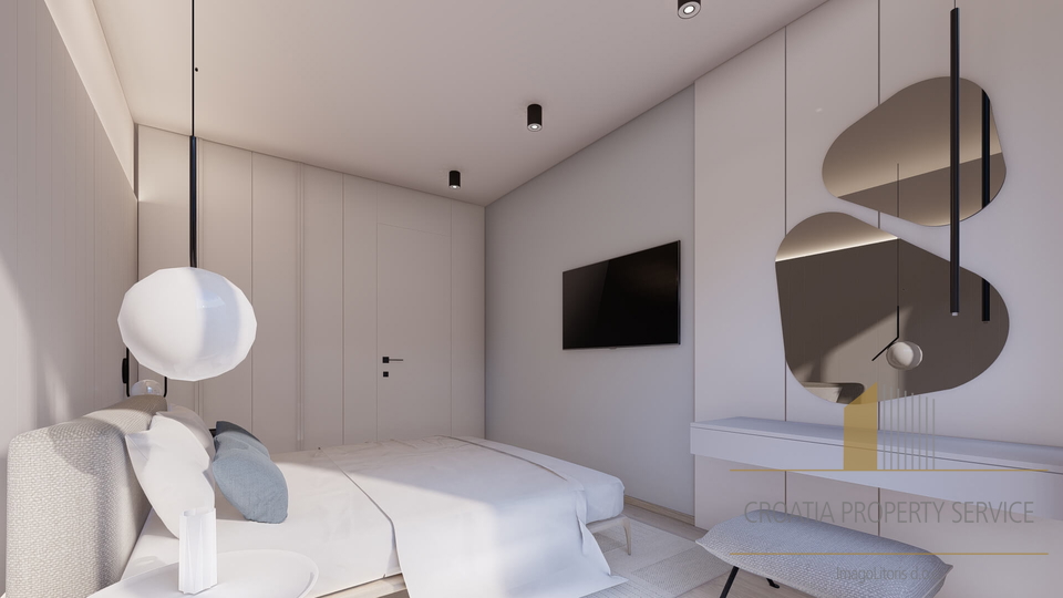Zweizimmerwohnung mit wunderschönem Meerblick in einem luxuriösen Komplex - Makarska!