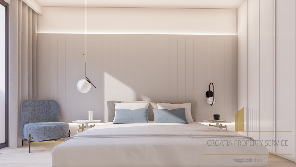 Zweizimmerwohnung mit wunderschönem Meerblick in einem luxuriösen Komplex - Makarska!
