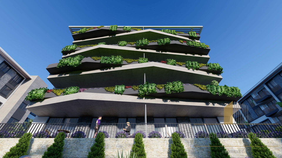 Zweizimmerwohnung mit wunderschönem Meerblick in einem luxuriösen Komplex - Makarska!