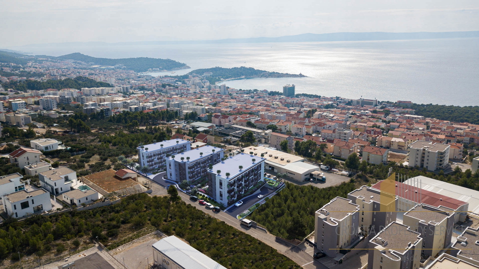 Zweizimmerwohnung mit wunderschönem Meerblick in einem luxuriösen Komplex - Makarska!