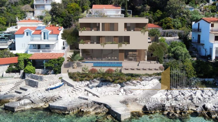 Luxurious villa first line to the sea with a private pier on the island of Korčula!