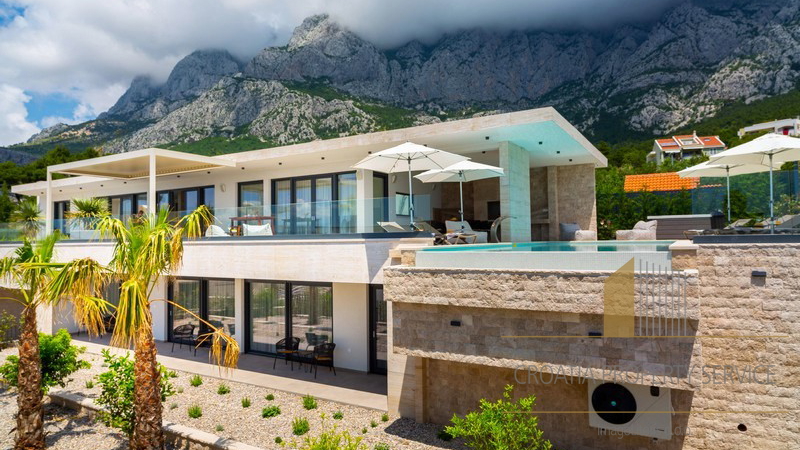 Nuova villa di lusso con piscina e splendida vista sul mare - Makarska!