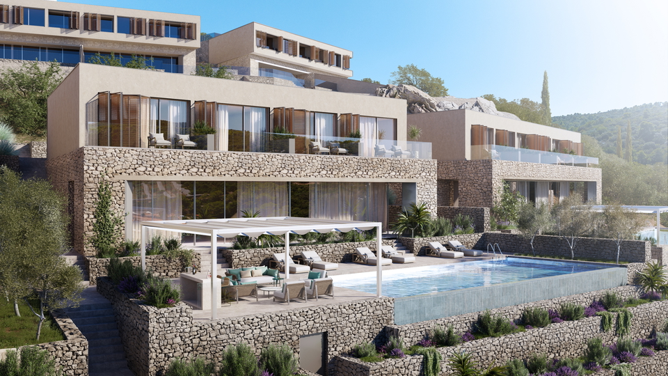 A complex of 7 luxury villas in an exclusive location&comma; first row by the sea - the island of &Scaron;olta&excl;