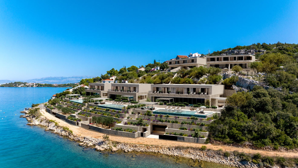 Complex of 7 luxury villas in an exclusive location&comma; first row by the sea - island &Scaron;olta&excl;