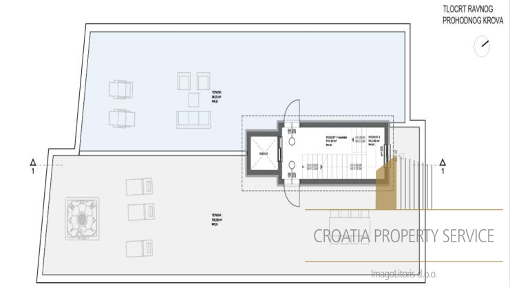 Luxuriöses Penthouse mit Dachterrasse in TOP-Lage in Zadar!