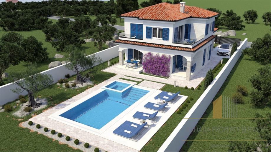 Building land with conceptual design 100 from the sea on the island of Pašman!