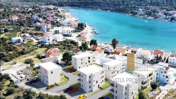 Dvosobno stanovanje v sodobni novogradnji v bližini plaže - Grebaštica!