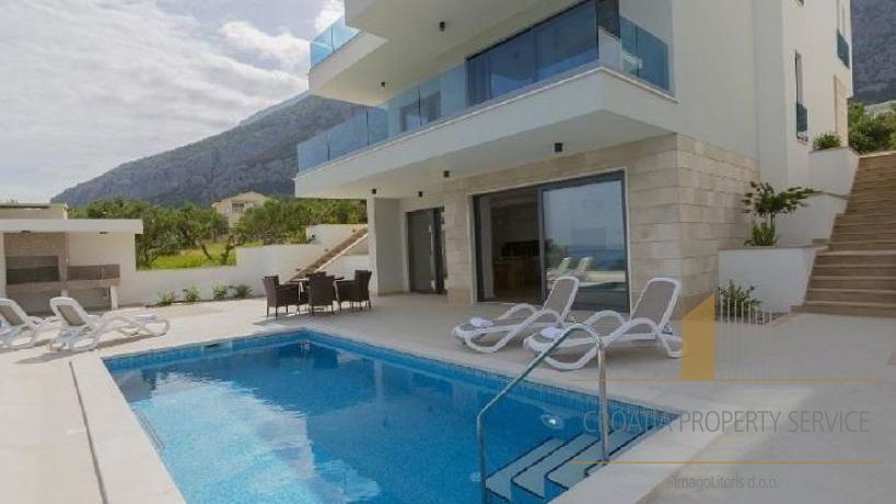 Super modern villa with a pool with a panoramic view of the sea - Makarska!