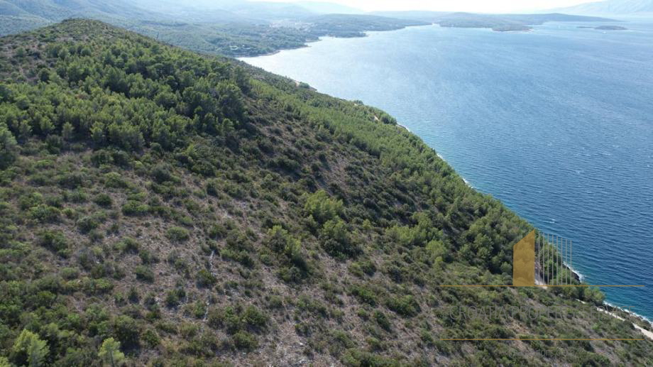 Agricultural land, first row by the sea on the island of Hvar!