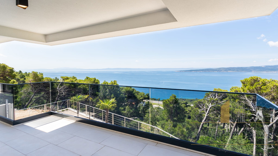 Modern luxury villa with panoramic sea view - Brela!