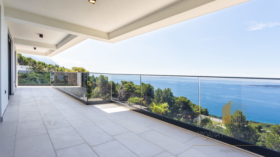 Modern luxury villa with panoramic sea view - Brela!