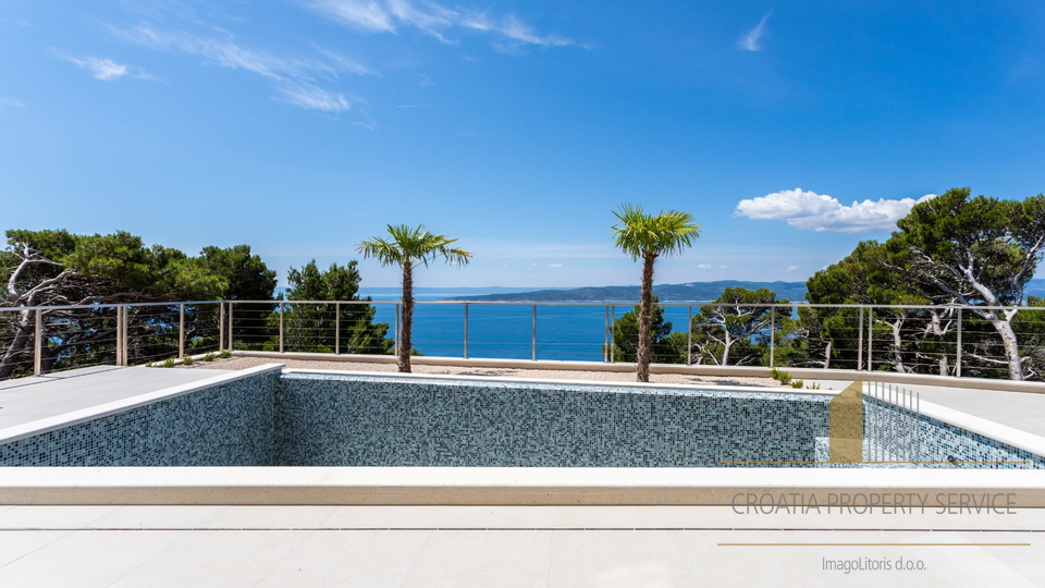 Modern luxury villa with panoramic sea view - Brela!