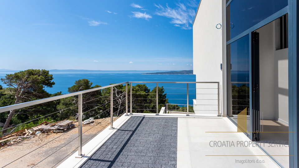 Modern luxury villa with panoramic sea view - Brela!