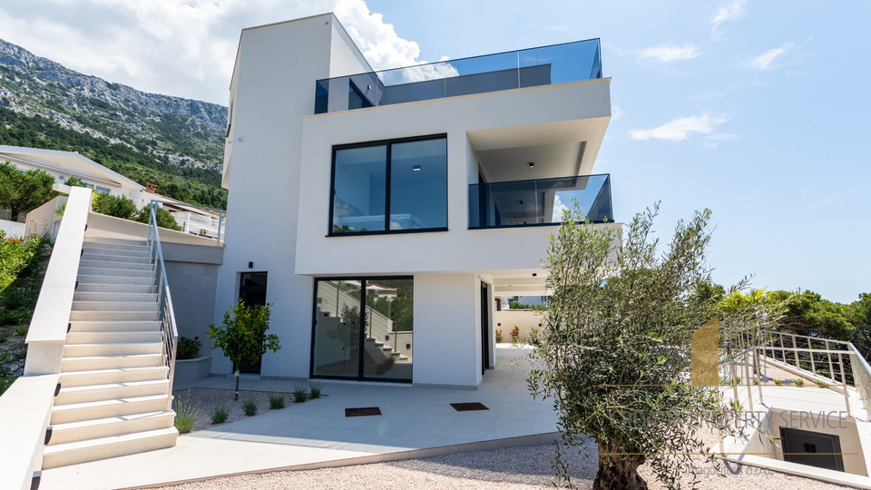 Modern luxury villa with panoramic sea view - Brela!