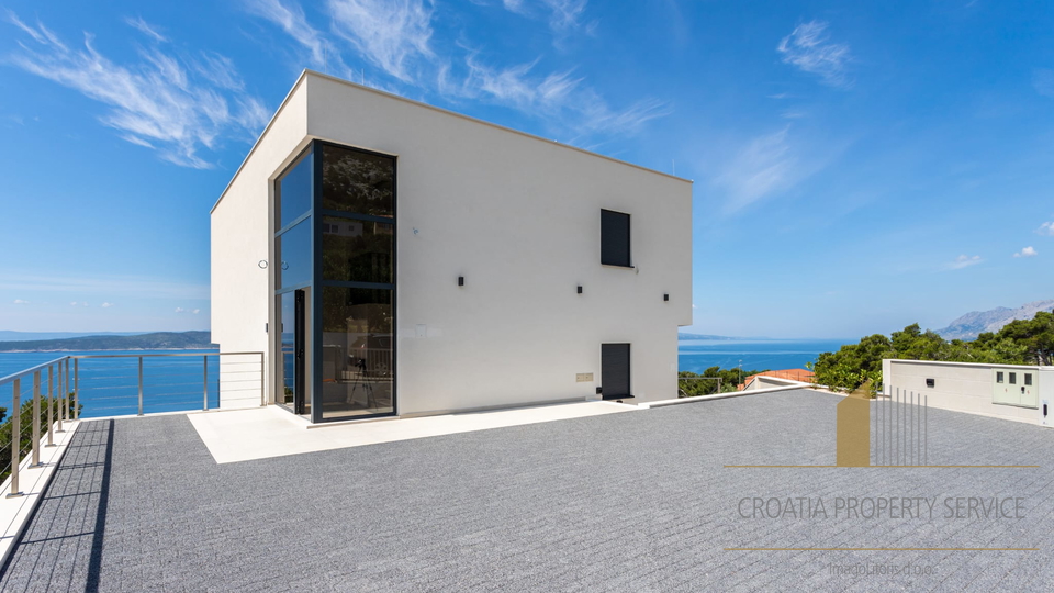 Modern luxury villa with panoramic sea view - Brela!