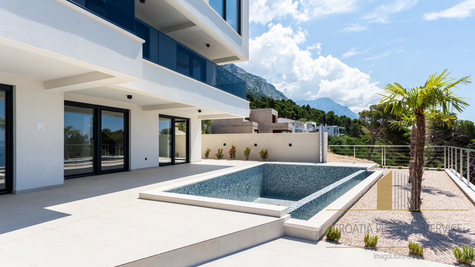 Modern luxury villa with panoramic sea view - Brela!