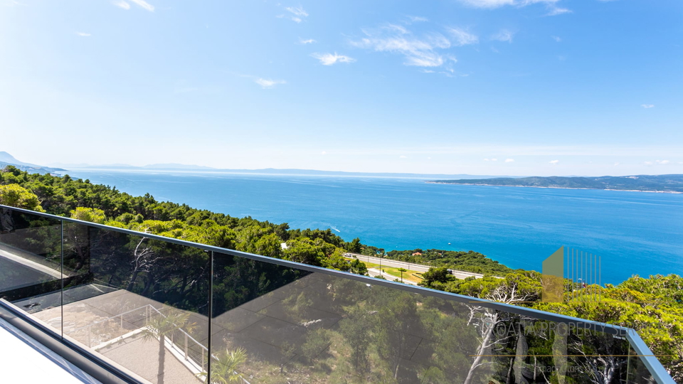 Modern luxury villa with panoramic sea view - Brela!