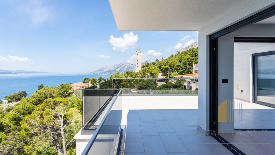 Modern luxury villa with panoramic sea view - Brela!