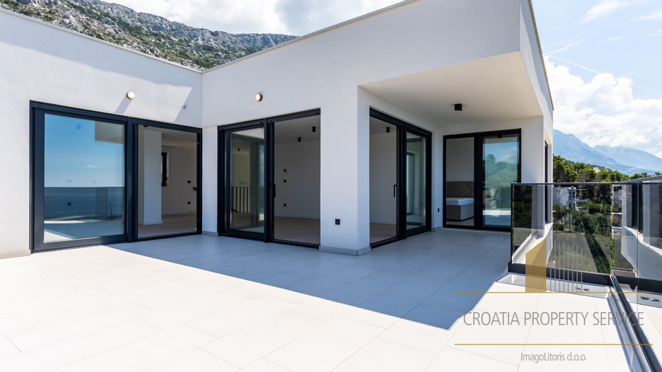 Modern luxury villa with panoramic sea view - Brela!