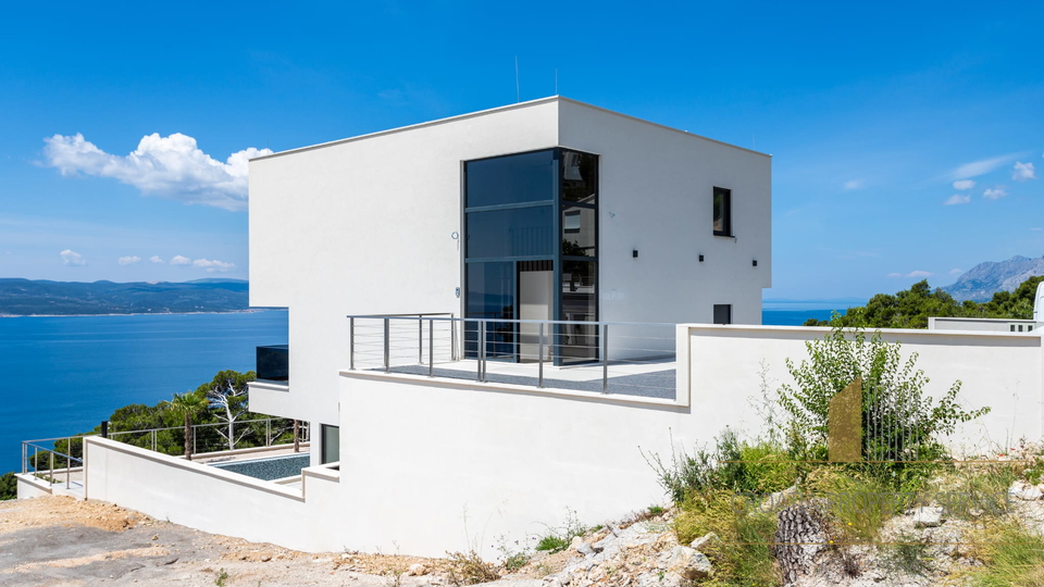 Modern luxury villa with panoramic sea view - Brela!